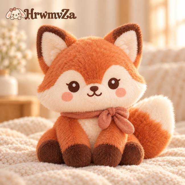HrwmvZa™ Cozy Woodland Fox Plush