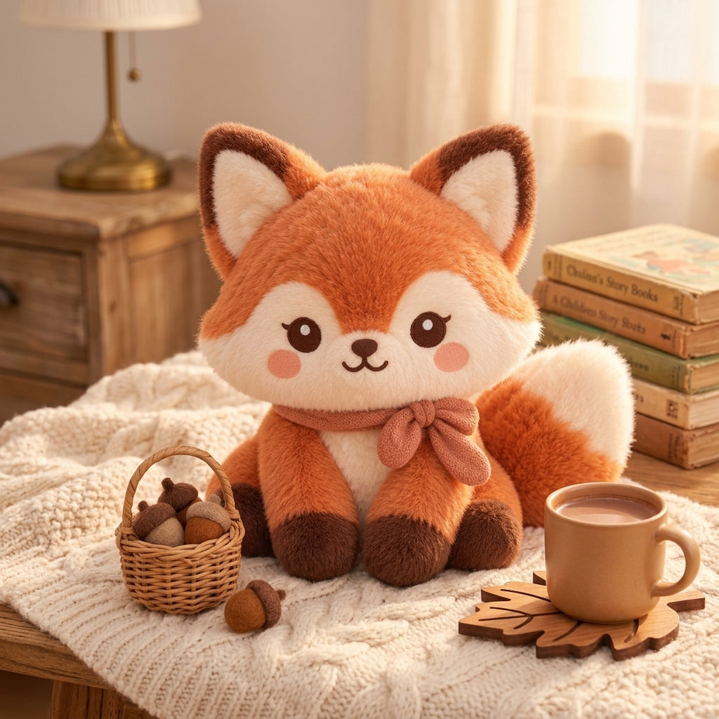 HrwmvZa™ Cozy Woodland Fox Plush