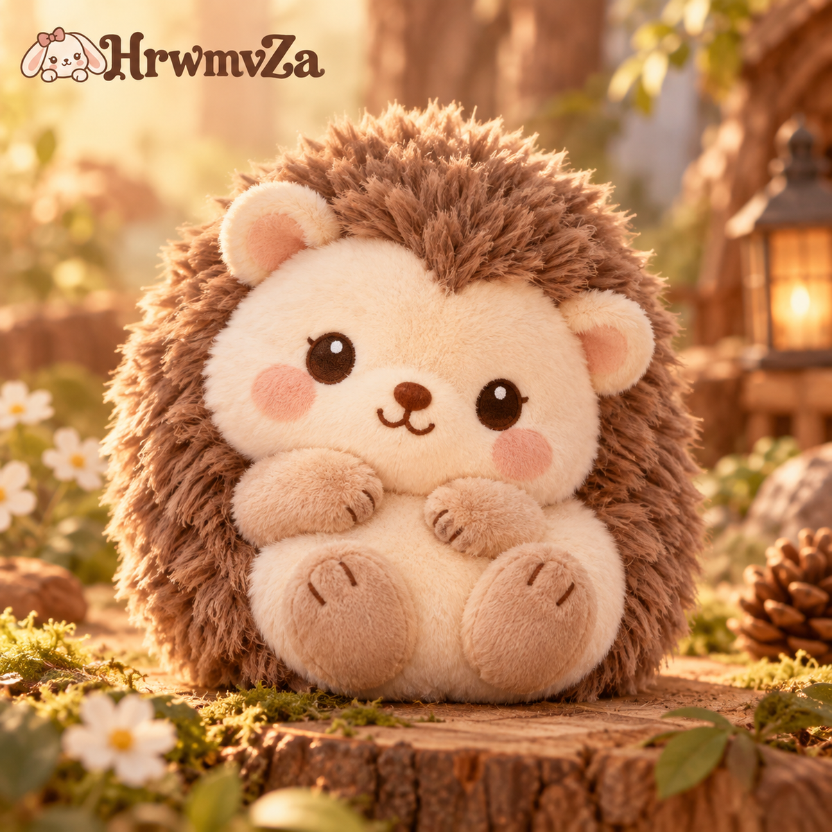 HrwmvZa™ Snuggly Forest Hedgehog Plush