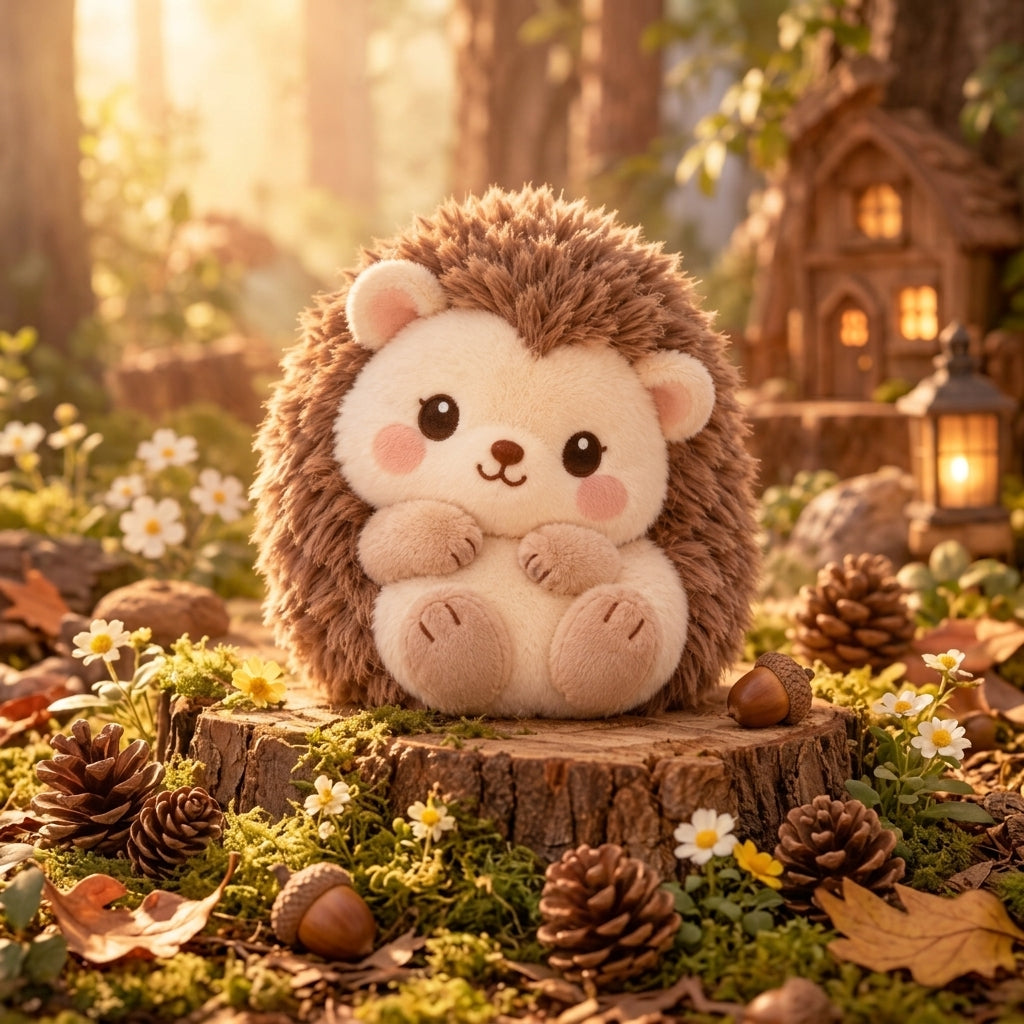 HrwmvZa™ Snuggly Forest Hedgehog Plush