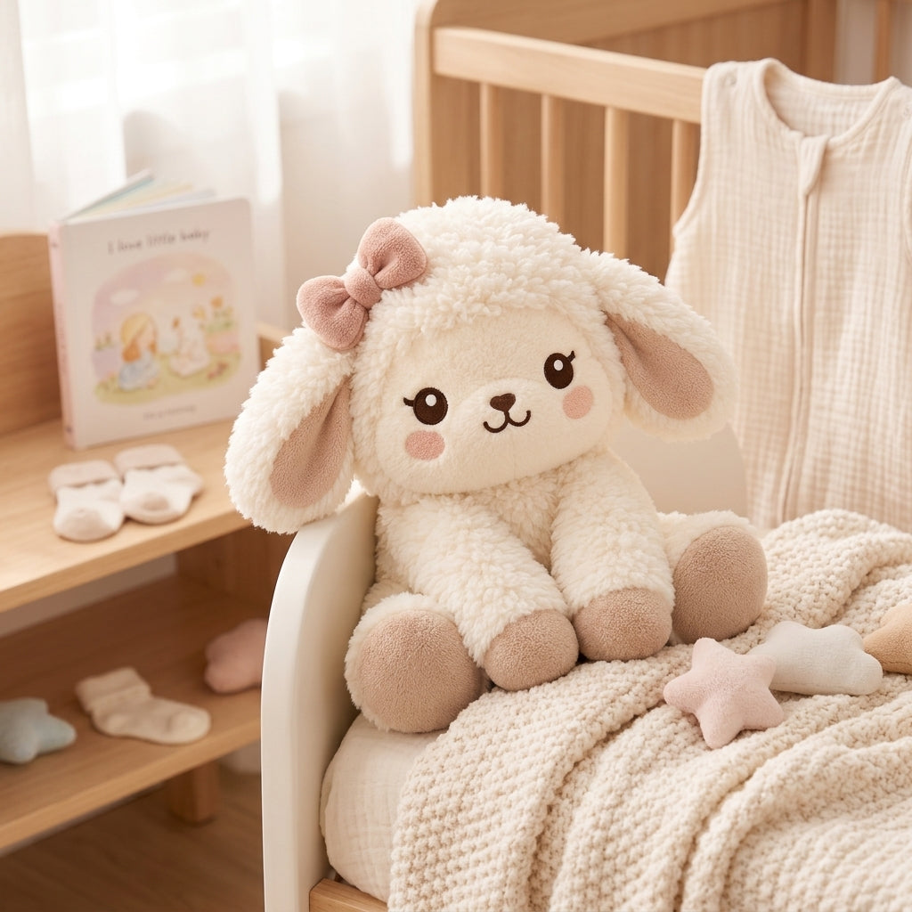 HrwmvZa™ Cozy Cream Lamb Plush