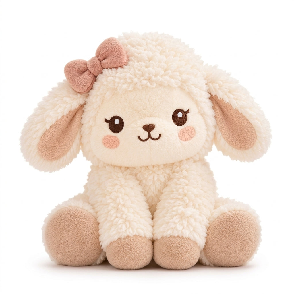 HrwmvZa™ Cozy Cream Lamb Plush